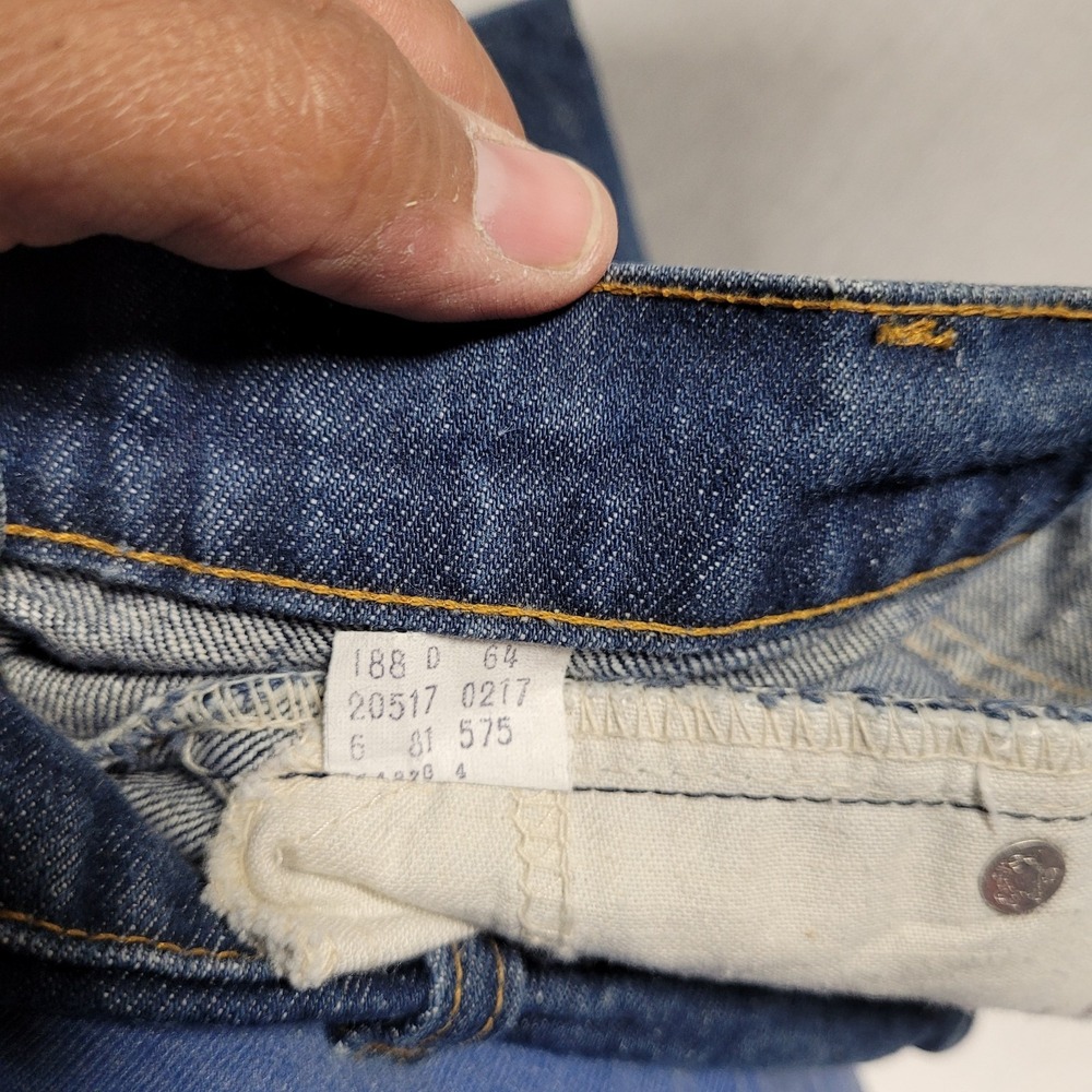 Vtg Levis 517 Orange Tab Made USA 20517-0217 Jeans 36x30 80s Flared - Picture 9 of 13